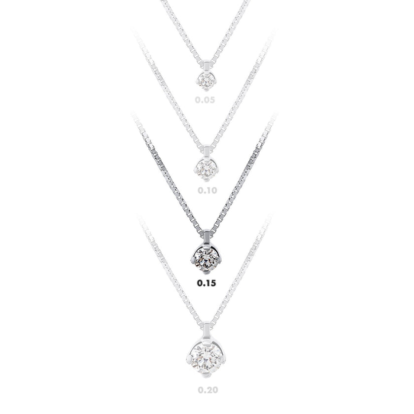 NECKLACE WHITE GOLD 750 & PRECIOUS STONES - 79475
