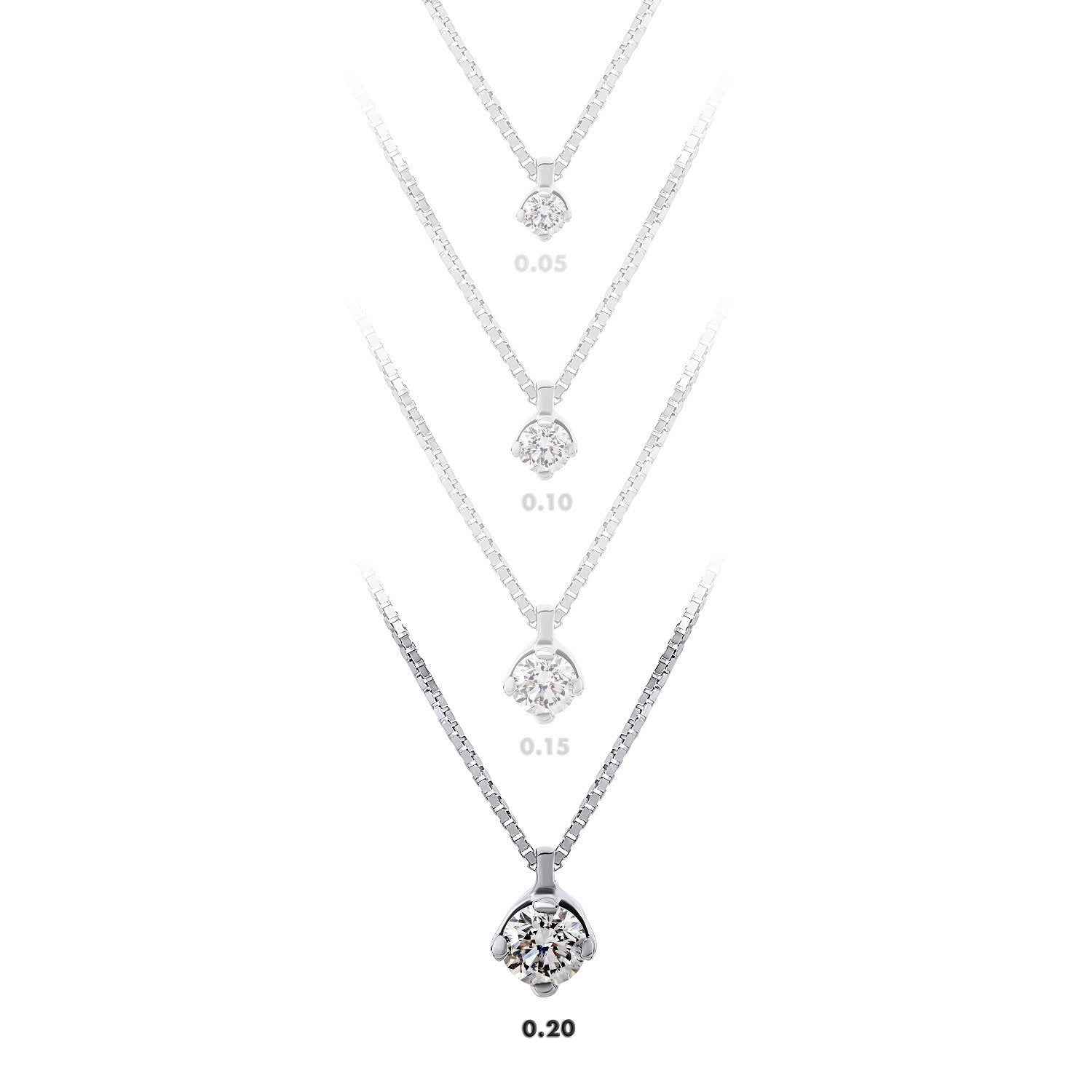 NECKLACE WHITE GOLD Κ18 ΜΕ - 79476