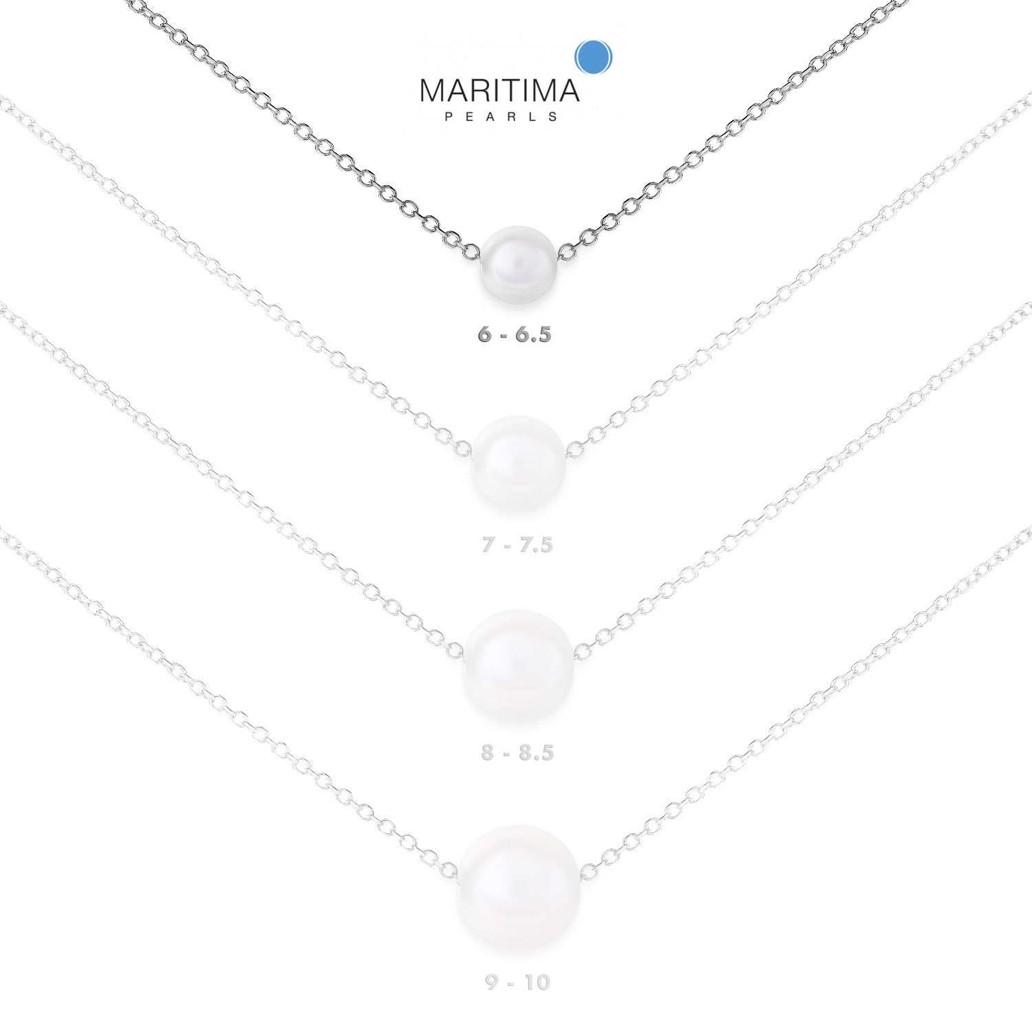 NECKLACE WHITE GOLD 585 & PEARLS - 79998