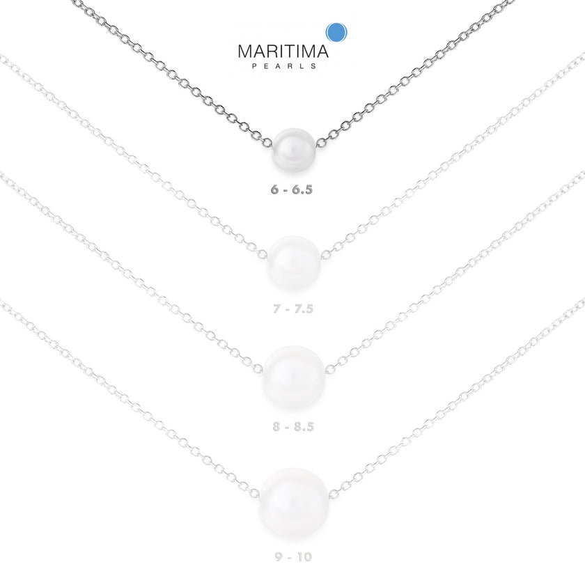 NECKLACE WHITE GOLD 585 & PEARLS - 79998