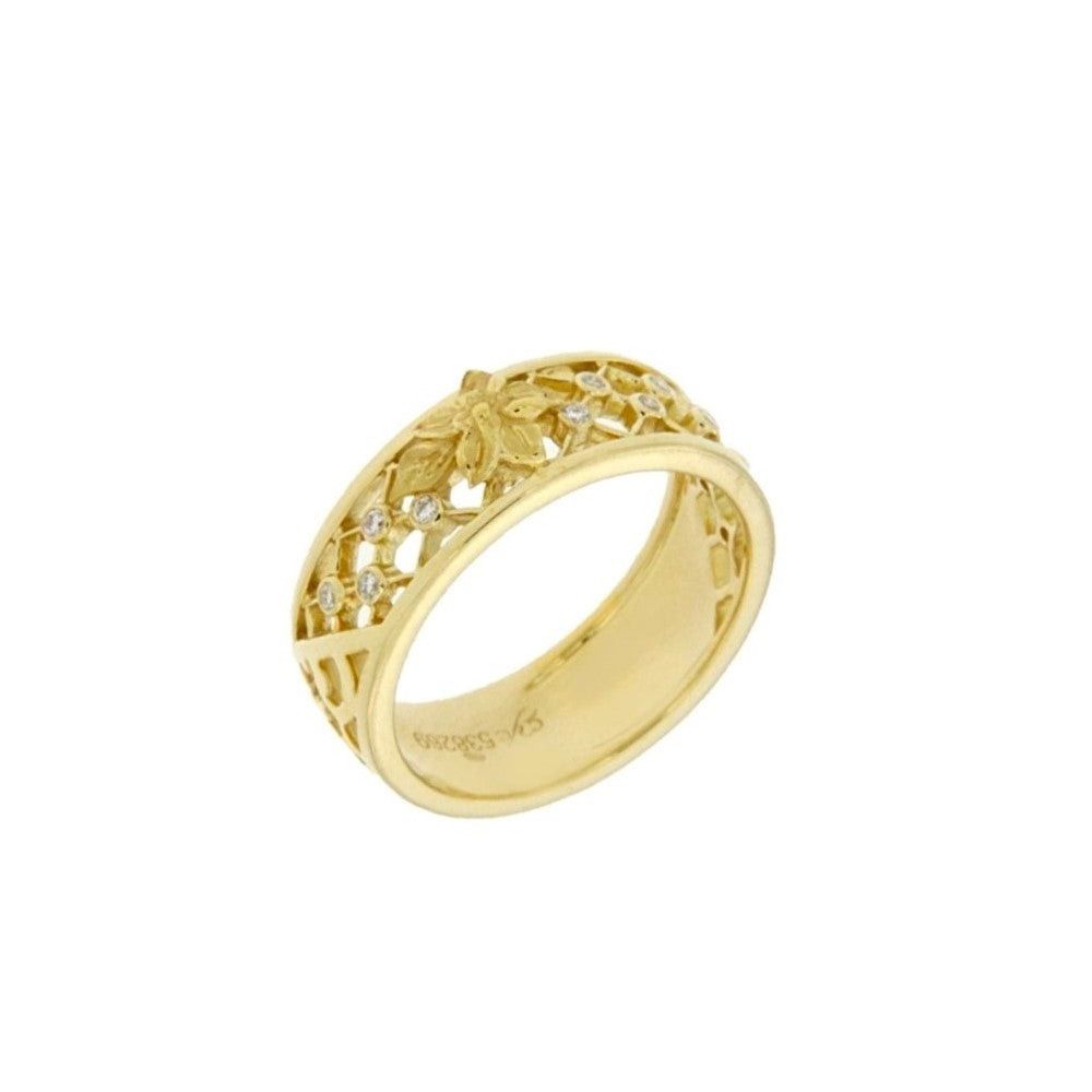 RING GOLD 750 & PRECIOUS STONES - 81383