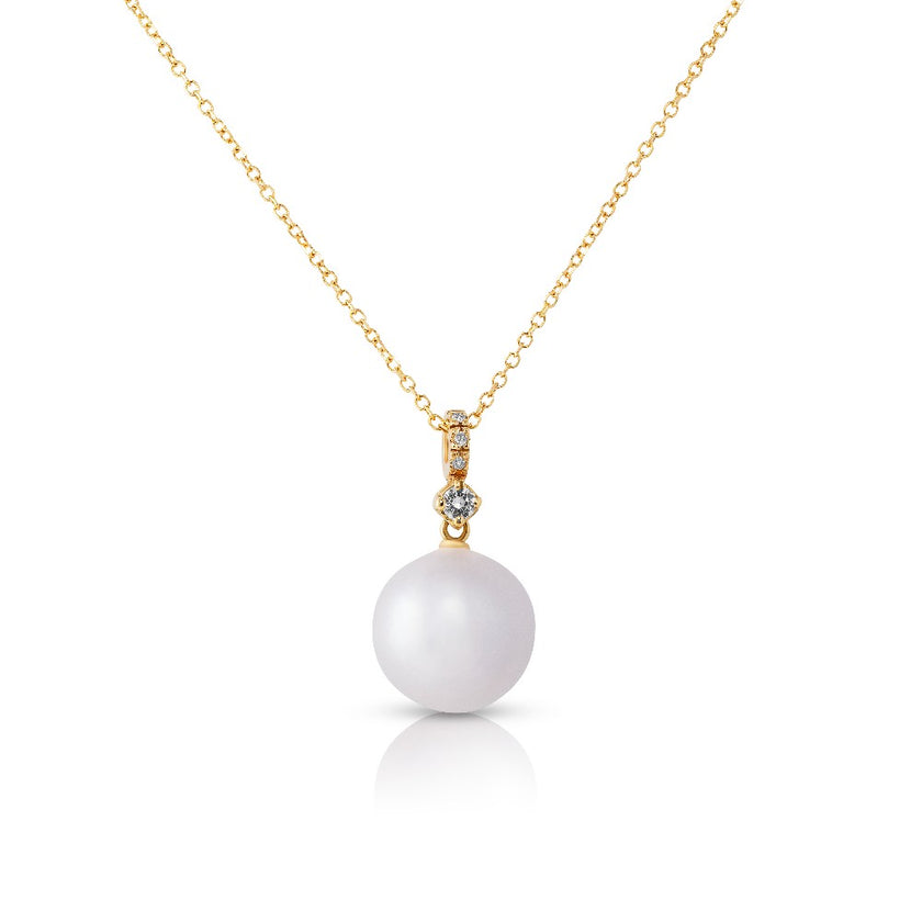 NECKLACE GOLD 750 & PEARLS - 81659