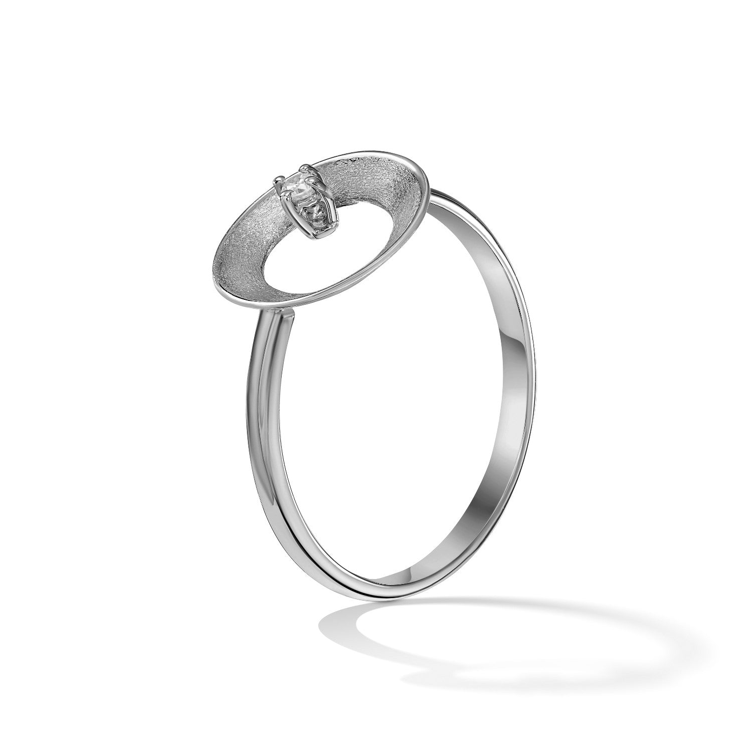 RING WHITE GOLD 750 & PRECIOUS STONES - 82580