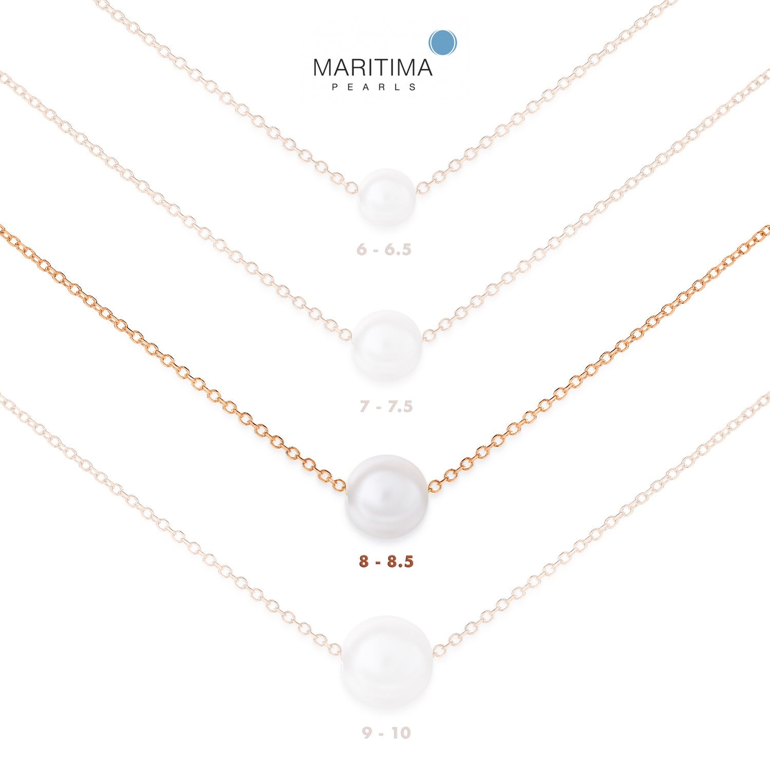 NECKLACE PINK GOLD 585 & PEARLS - 82652