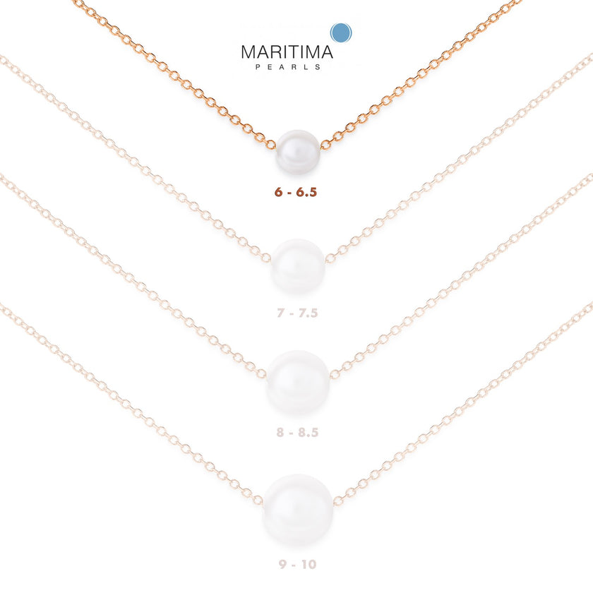 NECKLACE PINK GOLD 585 & PEARLS - 83297