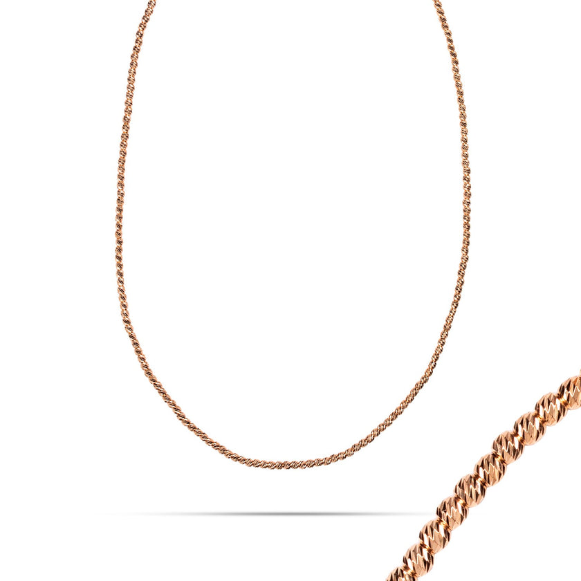 NECKLACE PINK GOLD 585 - 83382