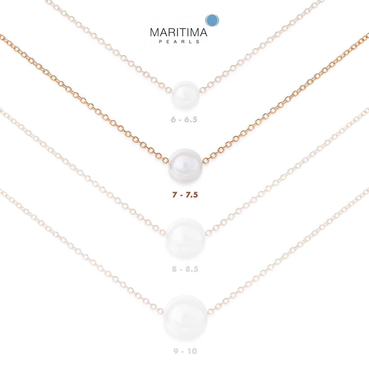 NECKLACE PINK GOLD 585 & PEARLS - 83405