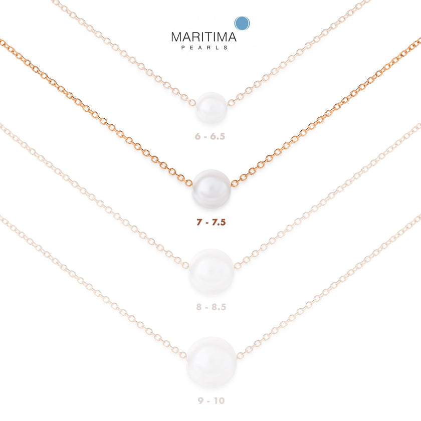 NECKLACE PINK GOLD 585 & PEARLS - 83405