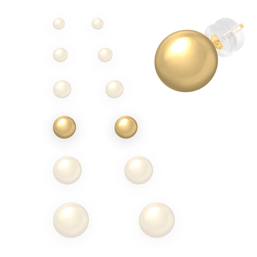 EARRINGS  GOLD 585 - 84079