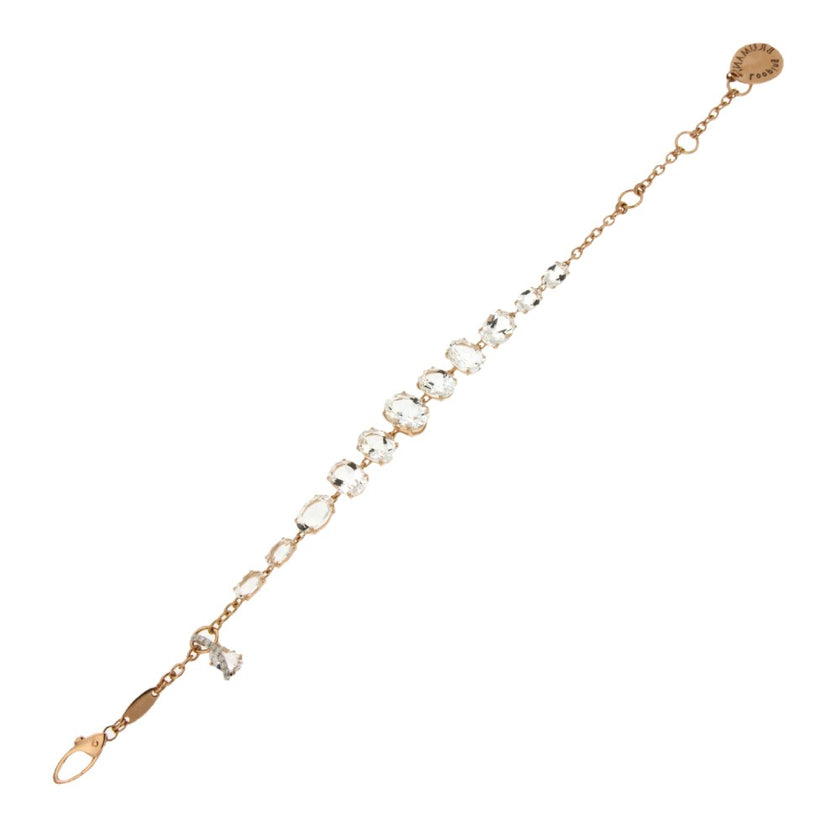 BRACELET PINK GOLD 750 & PRECIOUS STONES - 84772