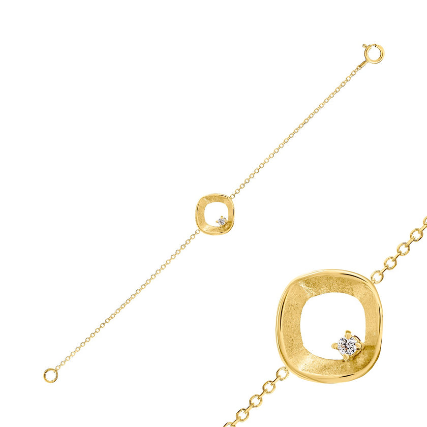 BRACELET GOLD 750 & PRECIOUS STONES - 85328