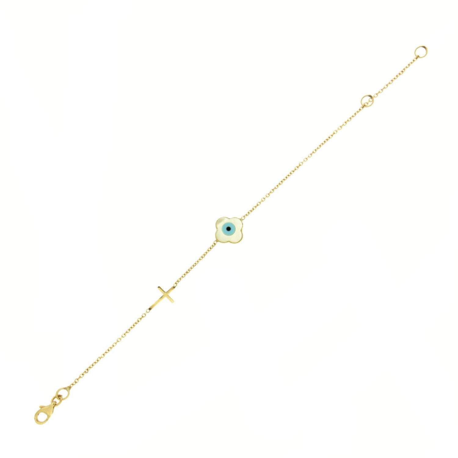 BRACELET GOLD 585 & SEMIPRECIOUS STONES - 86043
