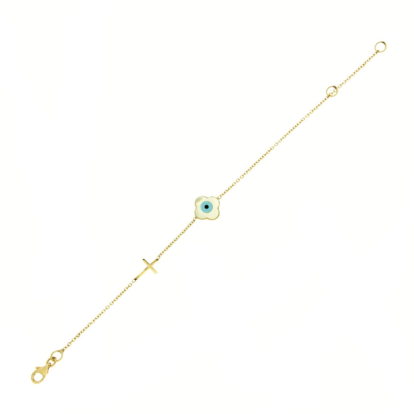 BRACELET GOLD 585 & SEMIPRECIOUS STONES - 86043