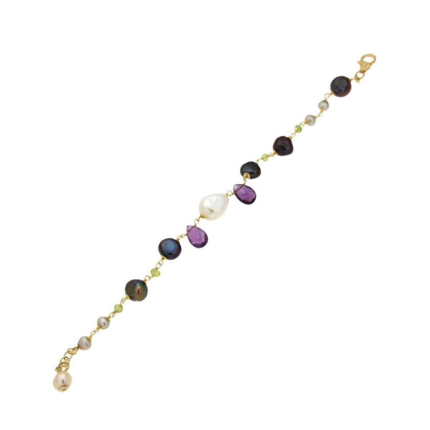 BRACELET GOLD 750 & SEMIPRECIOUS STONES - 86414