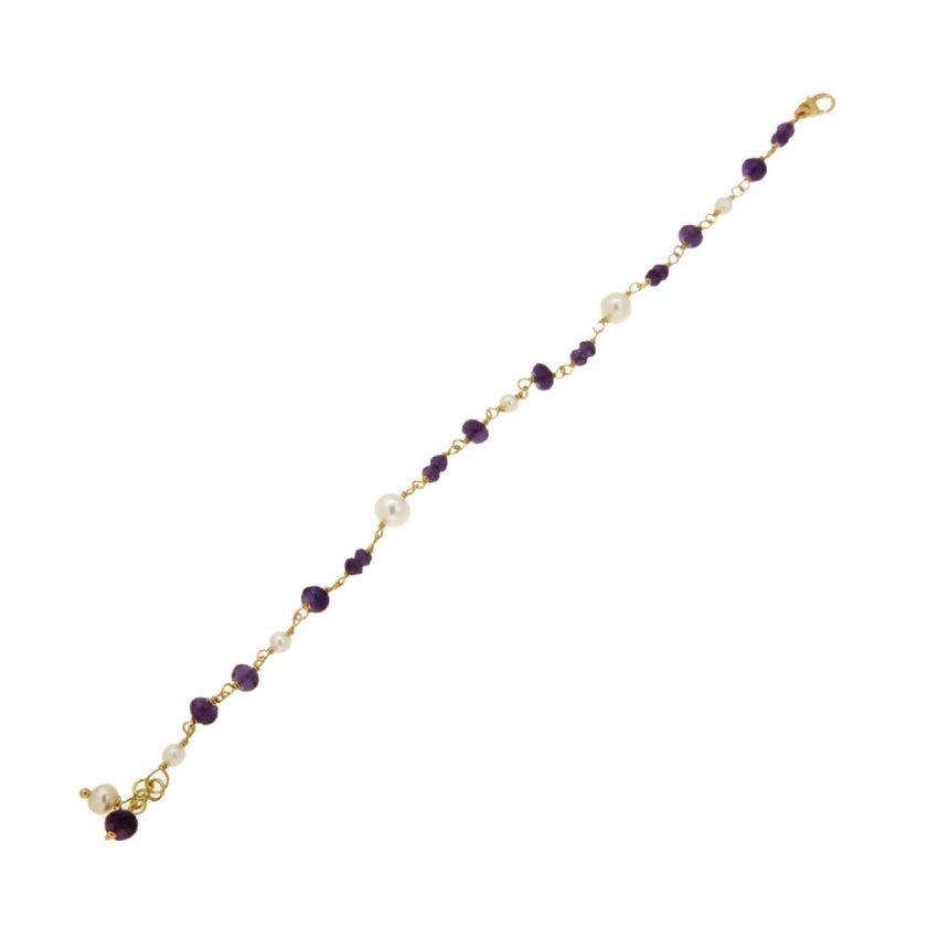 BRACELET GOLD 585 & SEMIPRECIOUS STONES - 86417