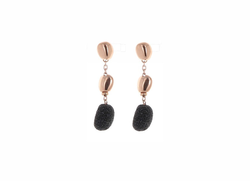 EARRINGS PINK SILVER 925 - 86476