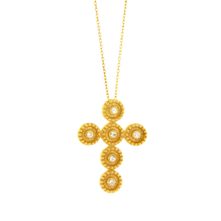 NECKLACE GOLD 750 & PRECIOUS STONES WITH CHAIN - 87125