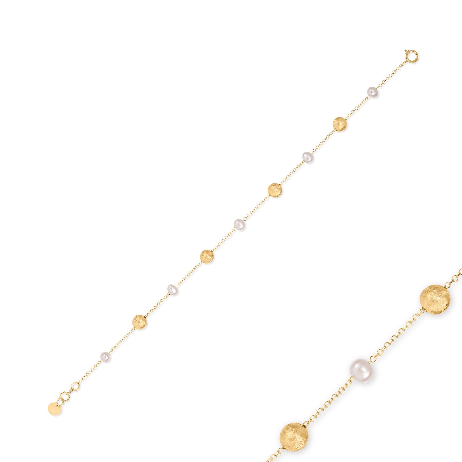 BRACELET GOLD 585 & PEARLS - 87256