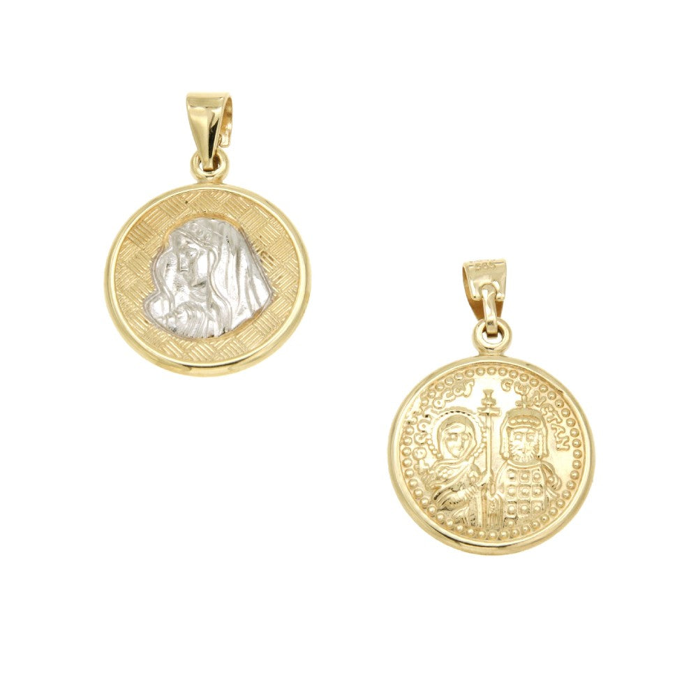 CHARM YELLOW & WHITE GOLD 585 - 87463