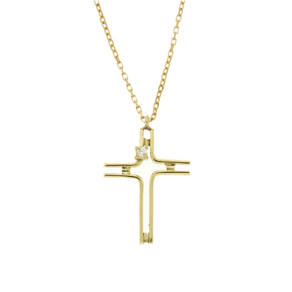 NECKLACE GOLD 750 & PRECIOUS STONES WITH CHAIN - 88022
