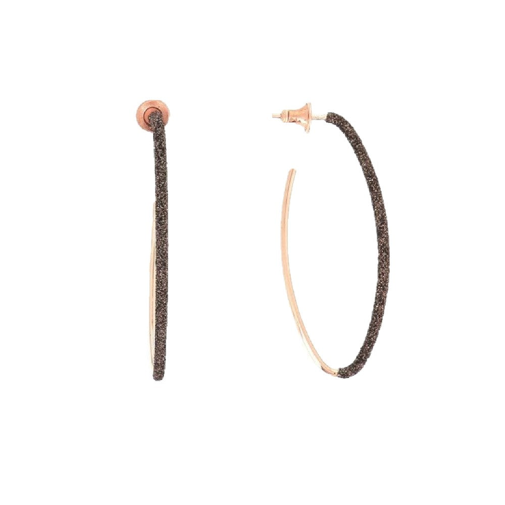 EARRINGS PINK SILVER 925 - 89005