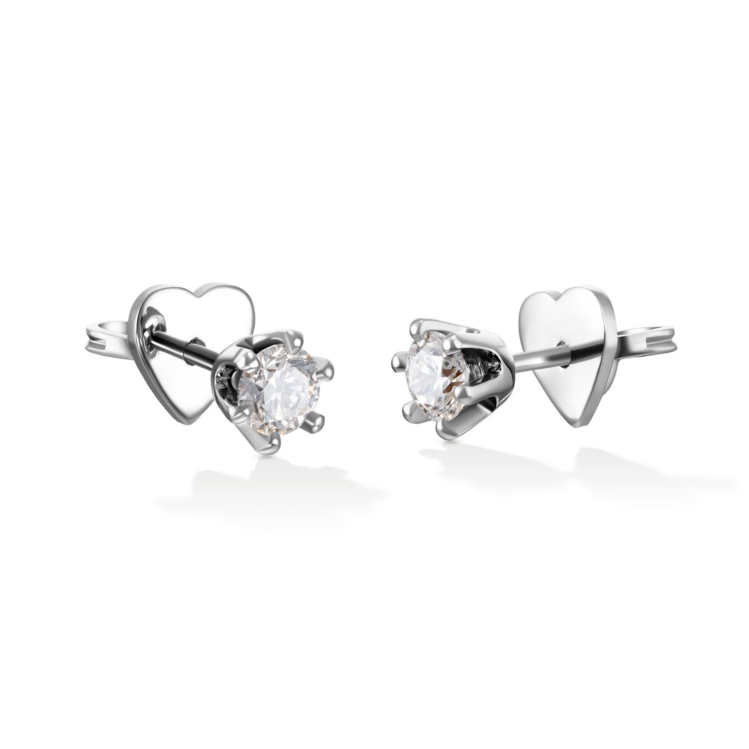 EARRINGS WHITE GOLD 750 & PRECIOUS STONES - 89981