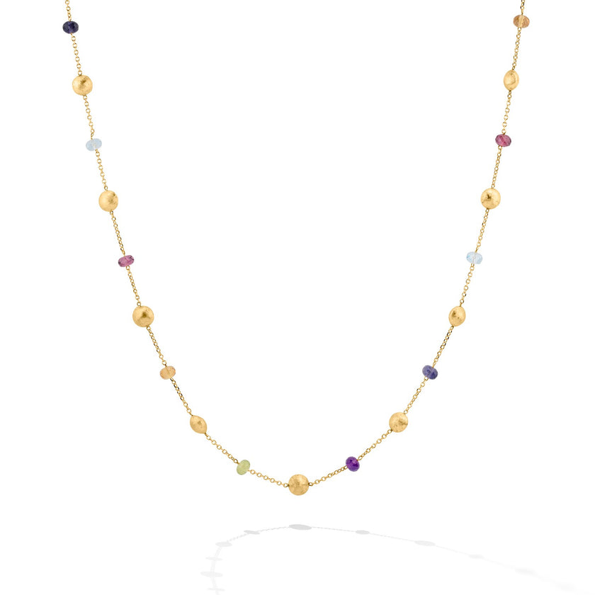 NECKLACE GOLD 585 & SEMIPRECIOUS STONES - 90424
