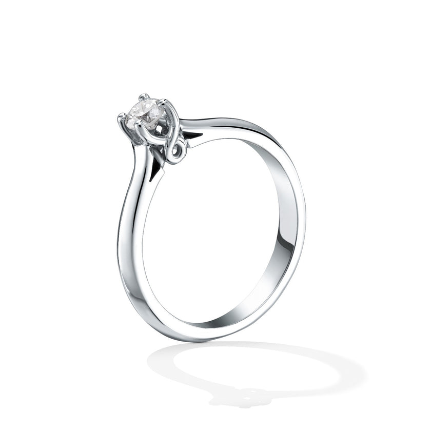 RING WHITE GOLD 750 & PRECIOUS STONES - 91291