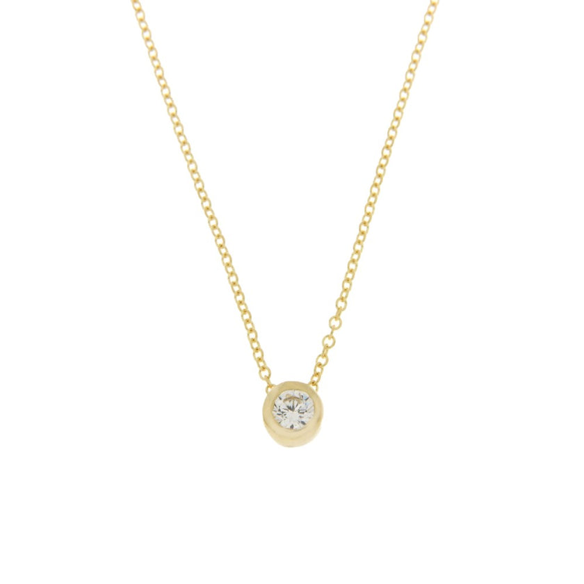 NECKLACE GOLD 585 & C.Z. - 91678