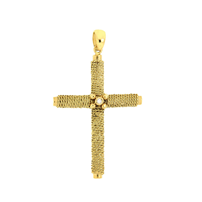 CROSS GOLD 585 & PRECIOUS STONES - 91793