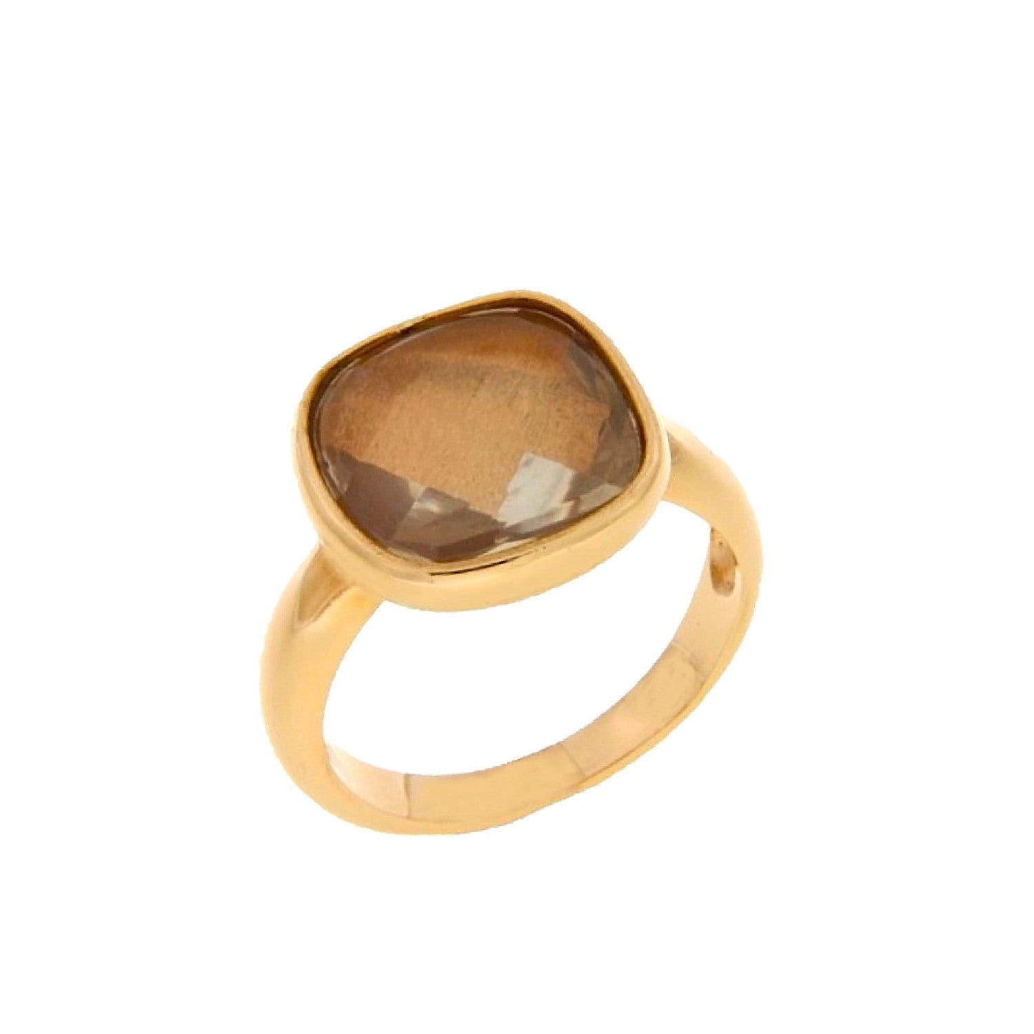 RING PINK GOLD 585 & SEMIPRECIOUS STONES - 91991