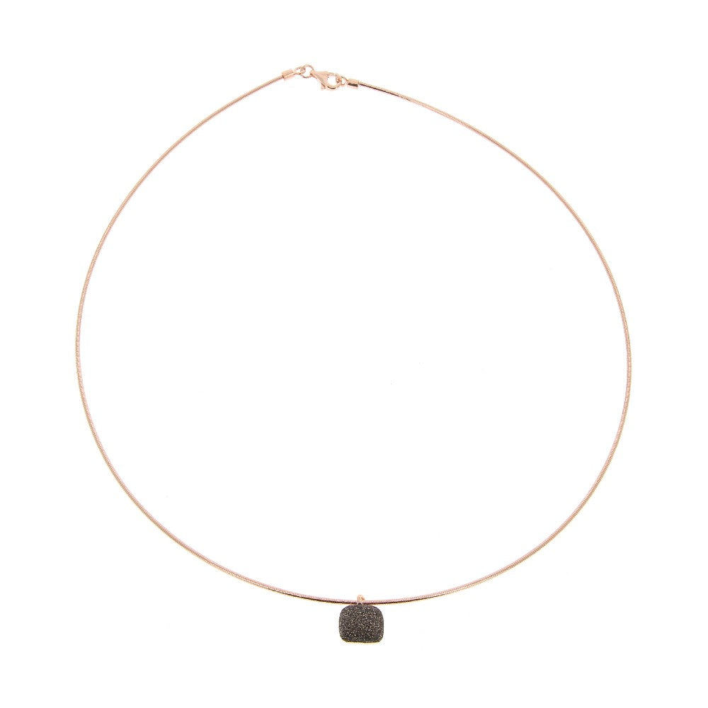 NECKLACE PINK SILVER 925 - 92000