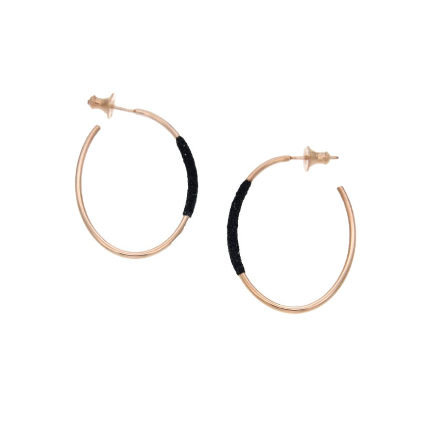 EARRINGS PINK SILVER 925 - 92010