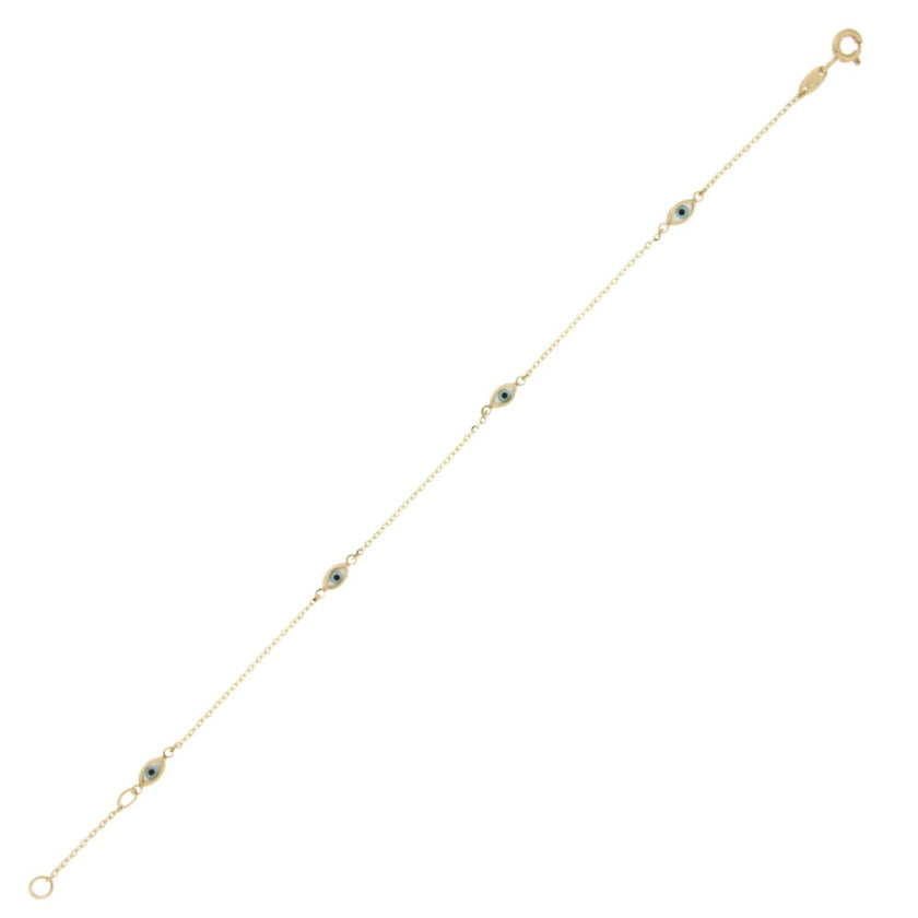 BRACELET GOLD 585 & SEMIPRECIOUS STONES - 92242