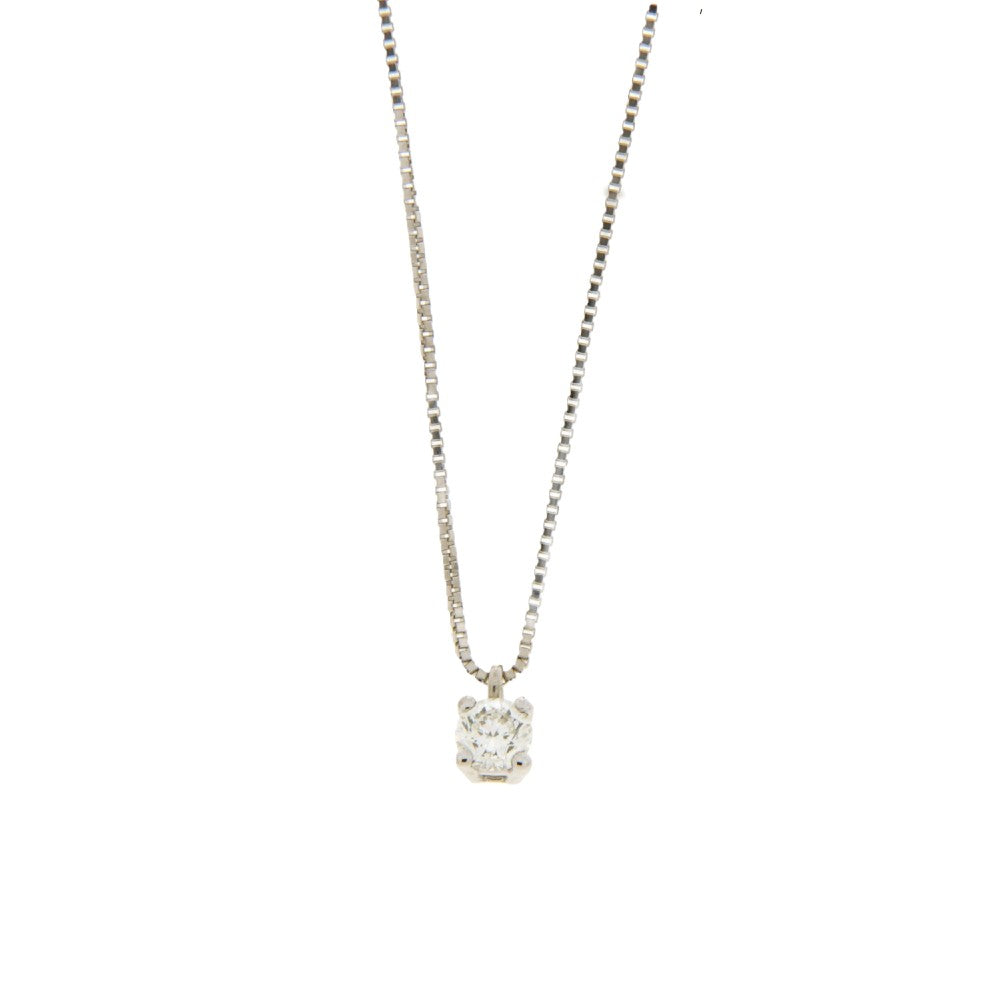 NECKLACE WHITE GOLD 750 & PRECIOUS STONES - 92364