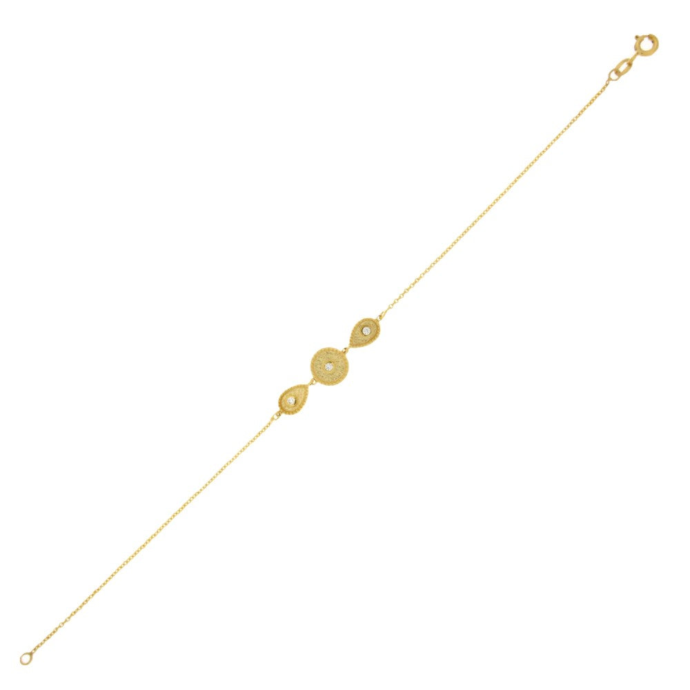 BRACELET GOLD 750 & PRECIOUS STONES - 92434