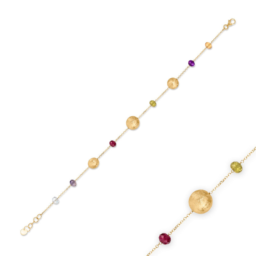 BRACELET GOLD 585 & SEMIPRECIOUS STONES - 92440
