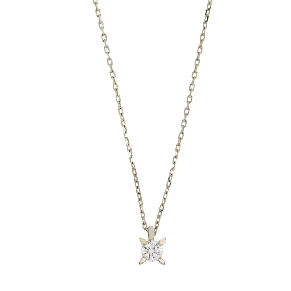 NECKLACE WHITE GOLD 750 & PRECIOUS STONES - 92824
