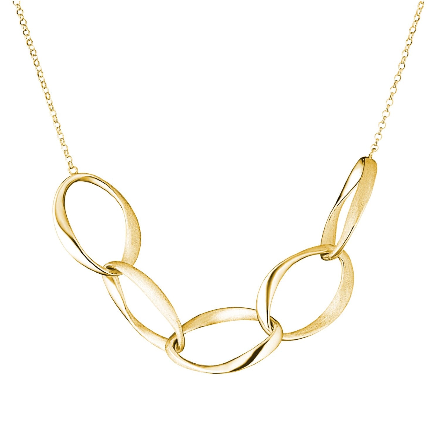 NECKLACE YELLOW SILVER 925 - 92939