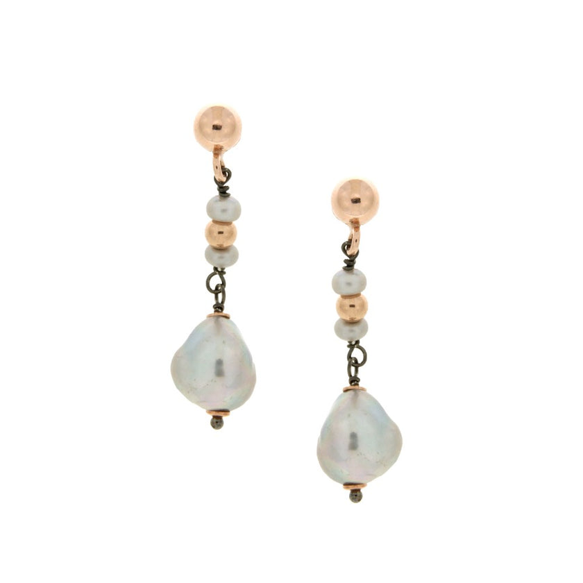 EARRINGS SILVER 925 & PRECIOUS STONES - 93061