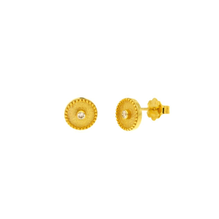 EARRINGS GOLD 750 & PRECIOUS STONES - 93301
