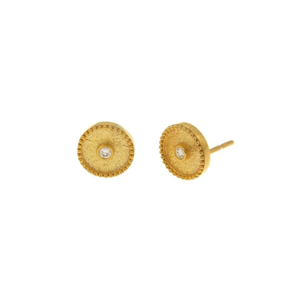 EARRINGS GOLD 750 & PRECIOUS STONES - 93302