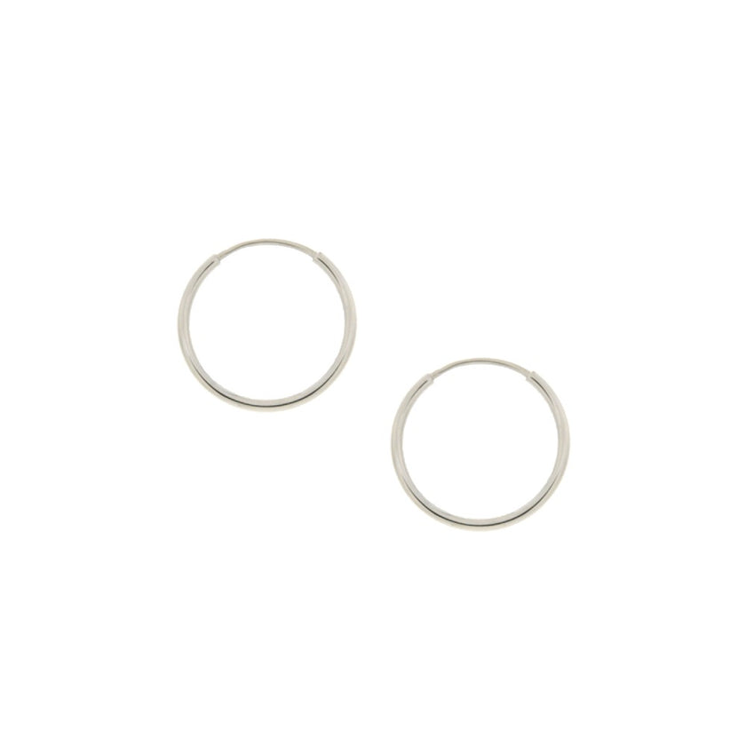 EARRINGS WHITE GOLD 585 - 93365