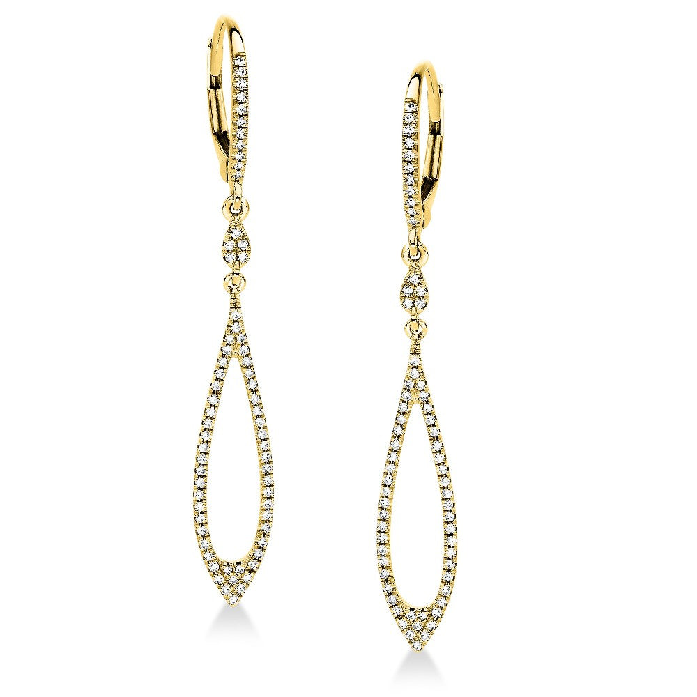 EARRINGS GOLD 750 & PRECIOUS STONES - 93432