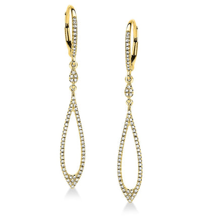 EARRINGS  GOLD 750 & PRECIOUS STONES - 93432