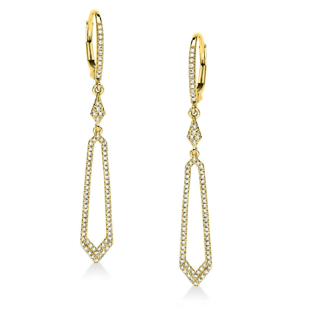 EARRINGS GOLD 750 & PRECIOUS STONES - 93435