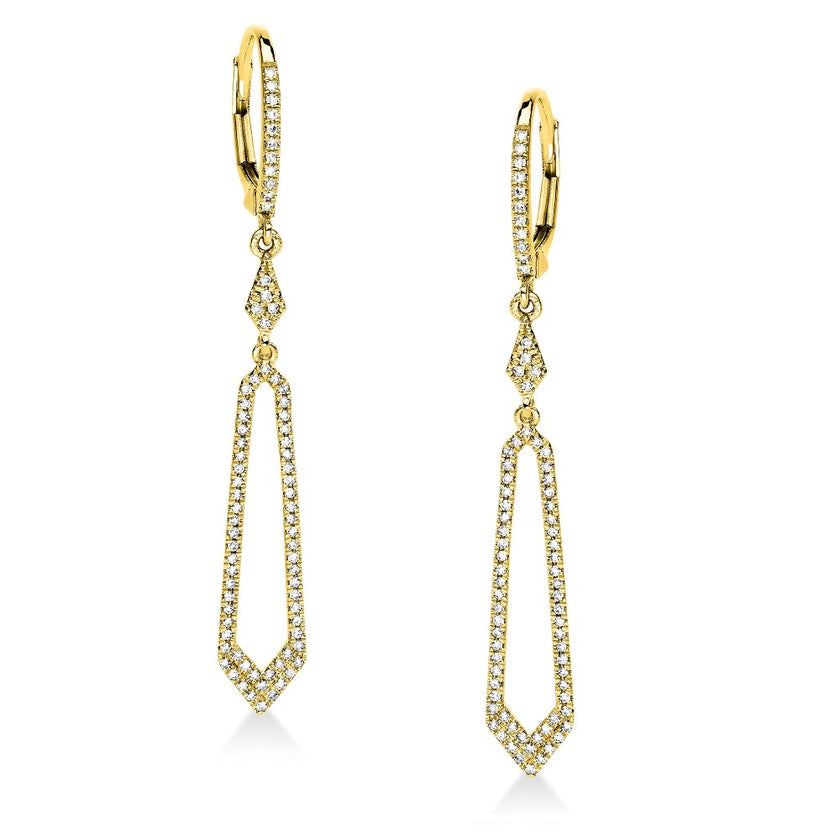 EARRINGS GOLD 750 & PRECIOUS STONES - 93435