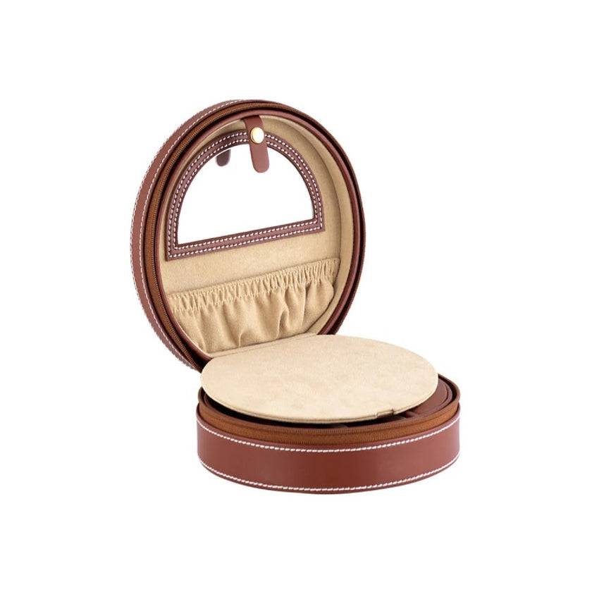 LEATHER JEWELLERY BOX - 93597