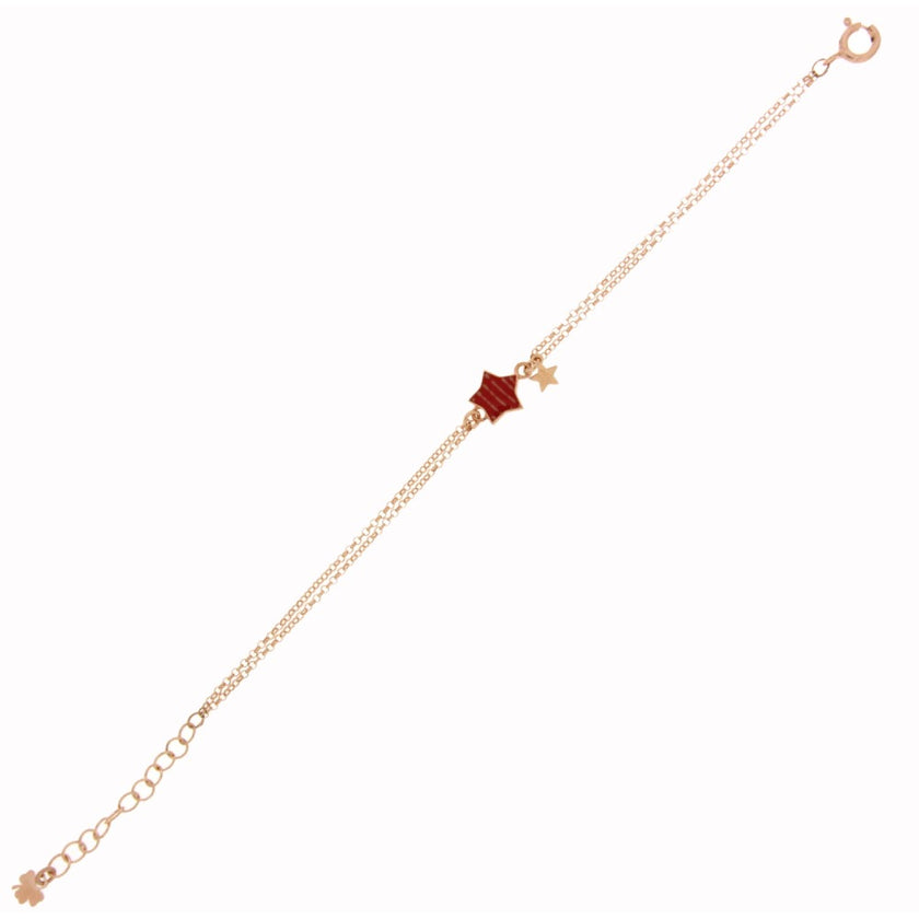 BRACELET PINK SILVER 925 - 93680