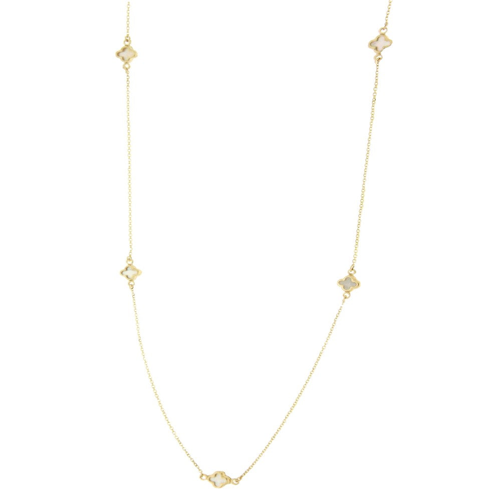NECKLACE GOLD 585 & SEMIPRECIOUS STONES - 93779